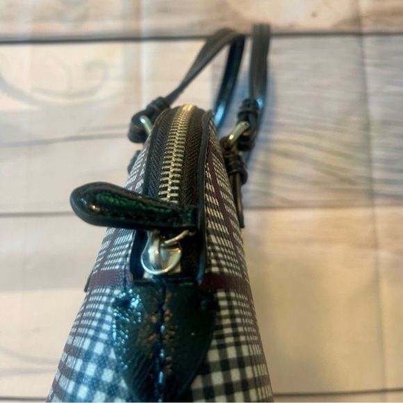 💎EUC💎 COACH F33319 Peyton Glen Plaid Mini Cross-body Dome Satchel​ - Picture 6 of 16